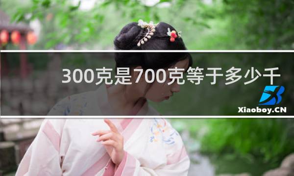 300克是700克等于多少千克