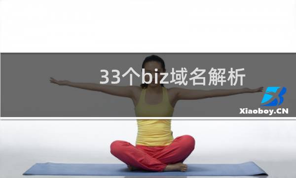 33个biz域名解析不生效