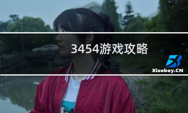 3454游戏攻略