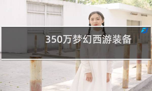 350万梦幻西游装备