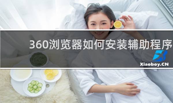 360浏览器如何安装辅助程序