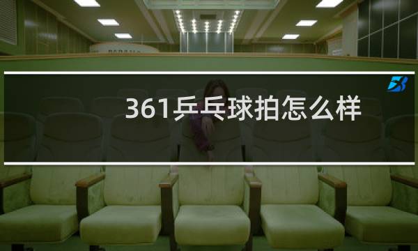 361乒乓球拍怎么样