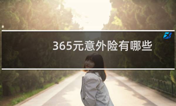 365元意外险有哪些