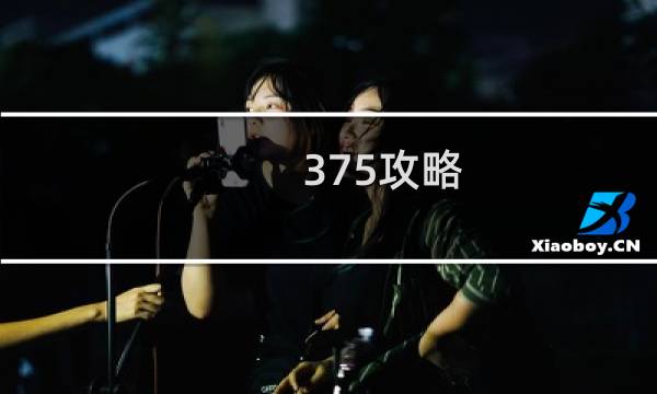 375攻略 整理版