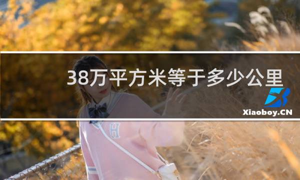 38万平方米等于多少公里