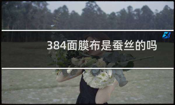 384面膜布是蚕丝的吗