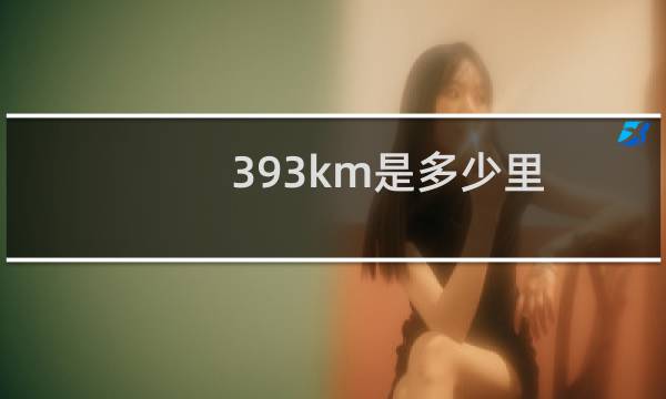 393km是多少里