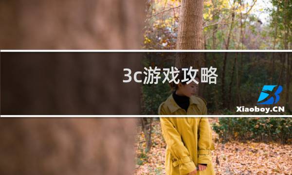 3c游戏攻略