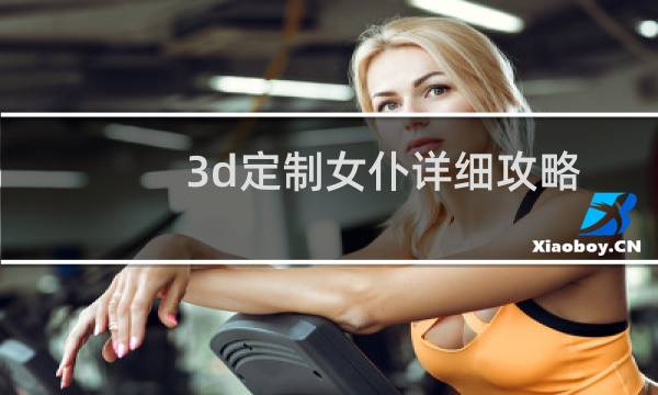 3d定制女仆详细攻略