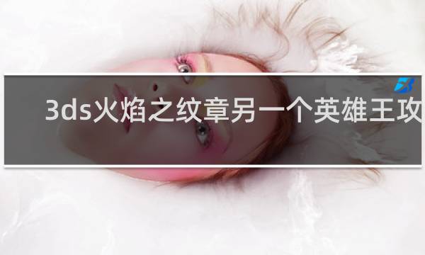 3ds火焰之纹章另一个英雄王攻略