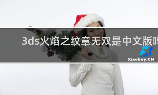 3ds火焰之纹章无双是中文版吗