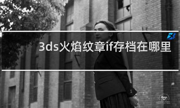 3ds火焰纹章if存档在哪里