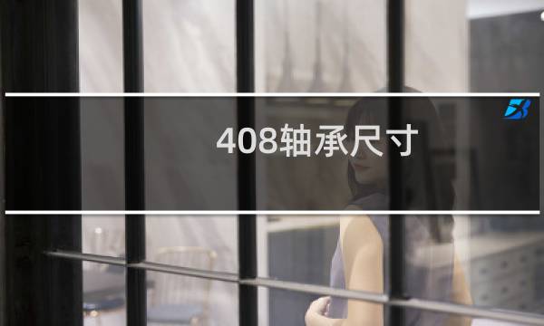 408轴承尺寸