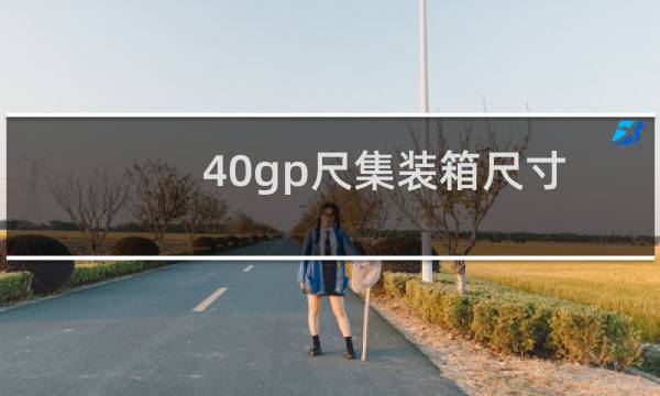 40gp尺集装箱尺寸