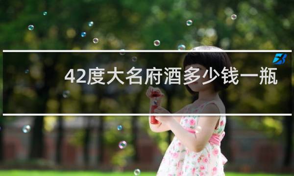 42度大名府酒多少钱一瓶