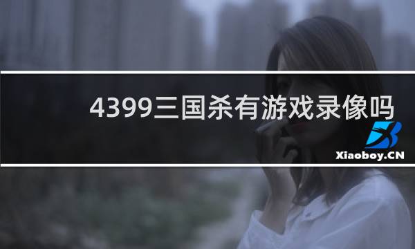 4399三国杀有游戏录像吗