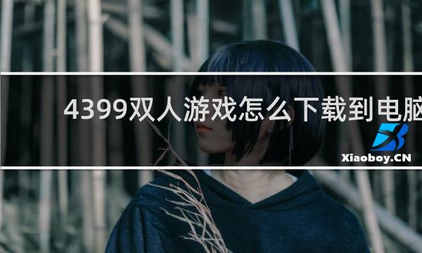 4399双人游戏怎么下载到电脑
