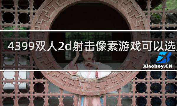 4399双人2d射击像素游戏可以选角色