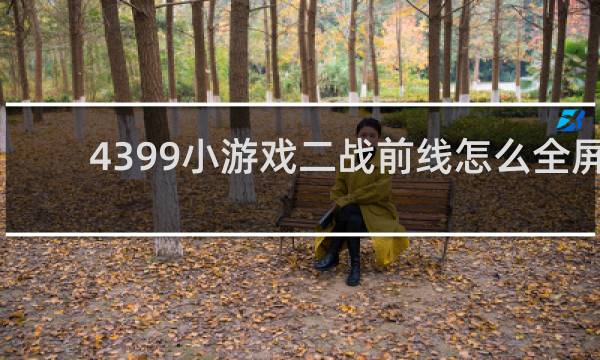 4399小游戏二战前线怎么全屏