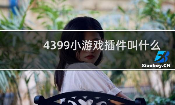 4399小游戏插件叫什么