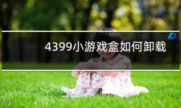 4399小游戏盒如何卸载