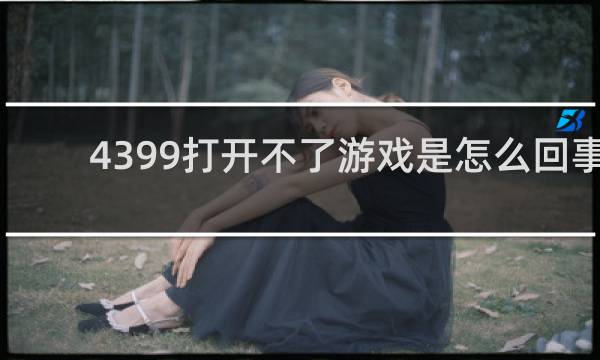 4399打开不了游戏是怎么回事