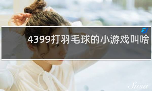 4399打羽毛球的小游戏叫啥