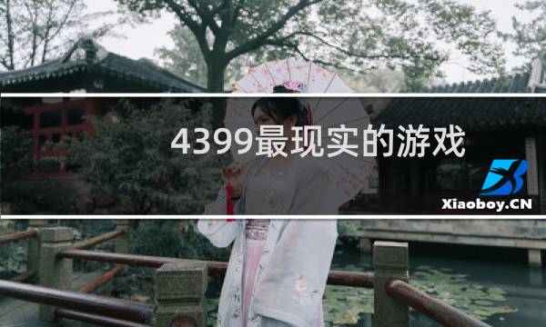 4399最现实的游戏