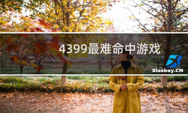 4399最难命中游戏
