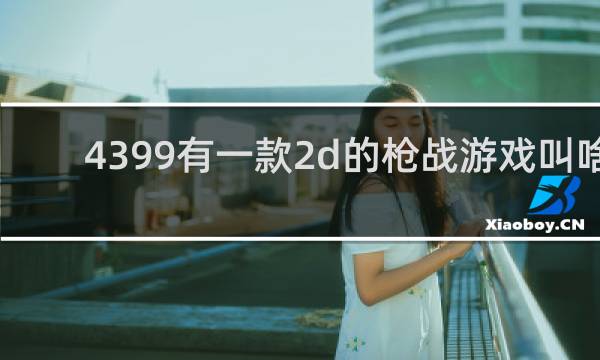 4399有一款2d的枪战游戏叫啥