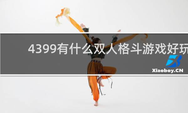 4399有什么双人格斗游戏好玩