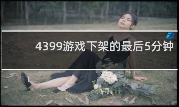 4399游戏下架的最后5分钟