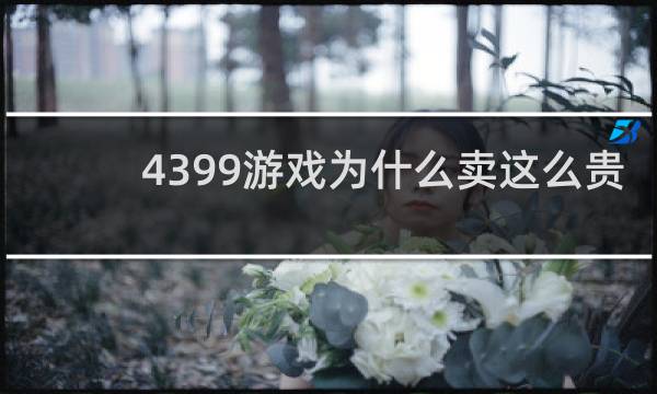 4399游戏为什么卖这么贵