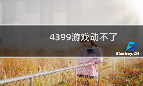 4399游戏动不了
