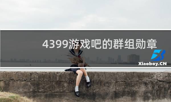 4399游戏吧的群组勋章