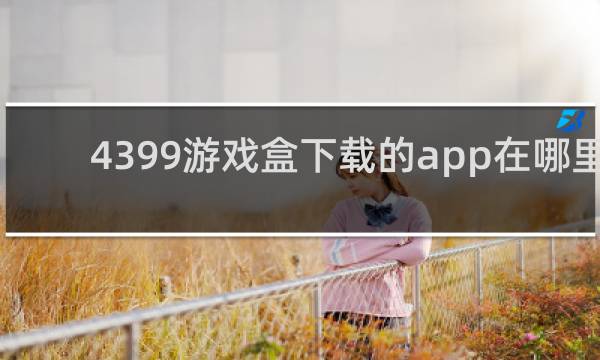 4399游戏盒下载的app在哪里