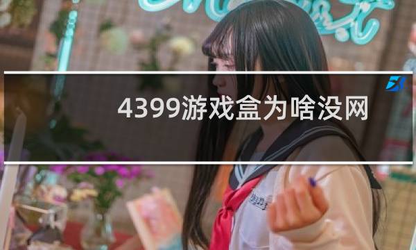 4399游戏盒为啥没网