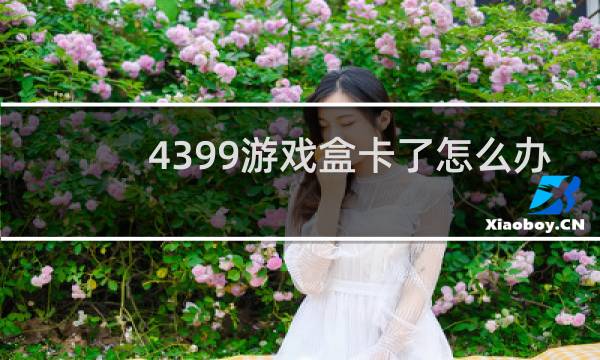 4399游戏盒卡了怎么办