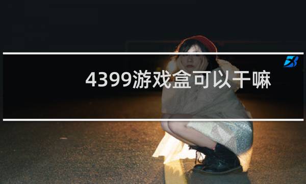 4399游戏盒可以干嘛