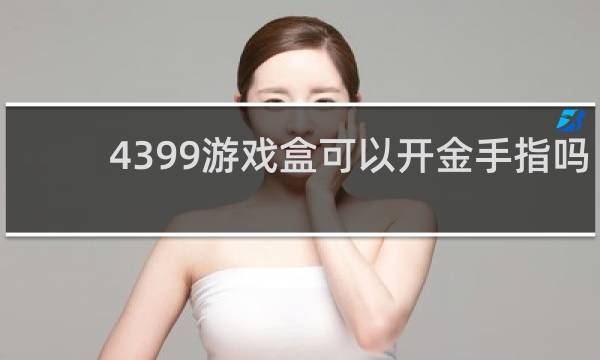 4399游戏盒可以开金手指吗