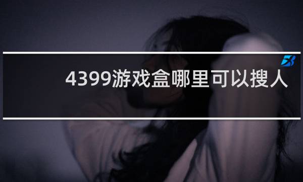 4399游戏盒哪里可以搜人