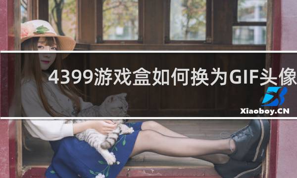 4399游戏盒如何换为GIF头像