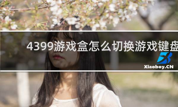 4399游戏盒怎么切换游戏键盘