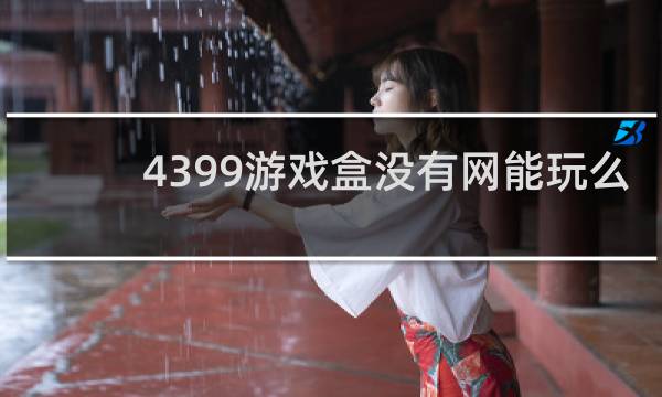 4399游戏盒没有网能玩么