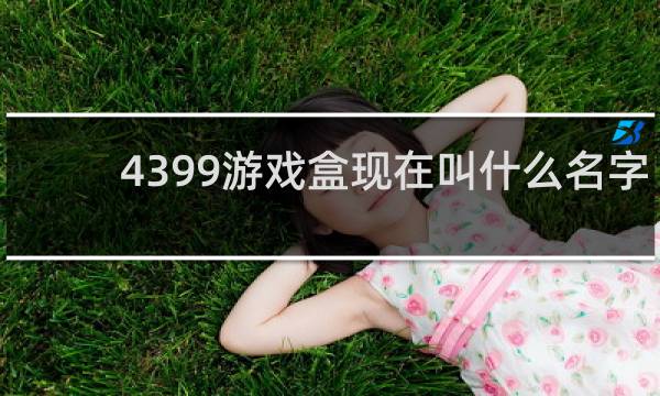 4399游戏盒现在叫什么名字