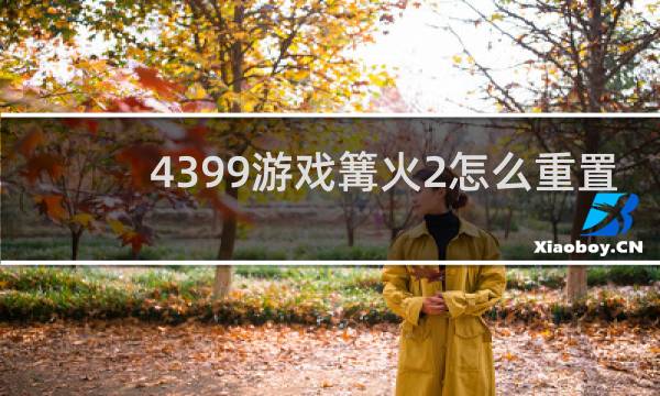 4399游戏篝火2怎么重置