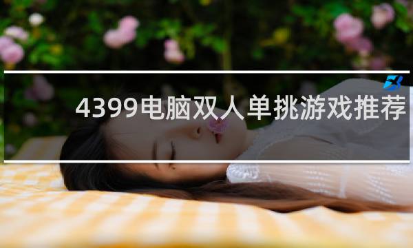 4399电脑双人单挑游戏推荐