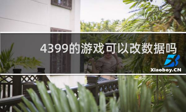 4399的游戏可以改数据吗