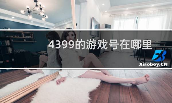 4399的游戏号在哪里