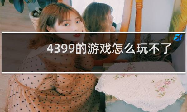 4399的游戏怎么玩不了